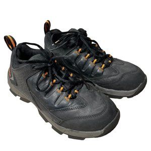 Worx by Red Wings Shoes Womens 10M Black Orange Steel Toe 5100 Safety Non slip